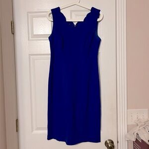 Talbots Blue Pencil Dress